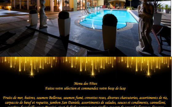 Menu des fêtes 2026